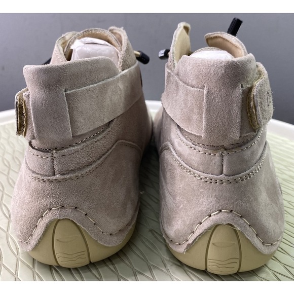 DBECK Men  Casual High Top Shoes Suede Hiking Lace-Up Boots‎ Beige US12/EU46 NEW main image 4